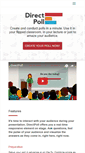 Mobile Screenshot of directpoll.com